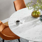 Modway Lippa 60" Round Artificial Marble Dining Table FredCo