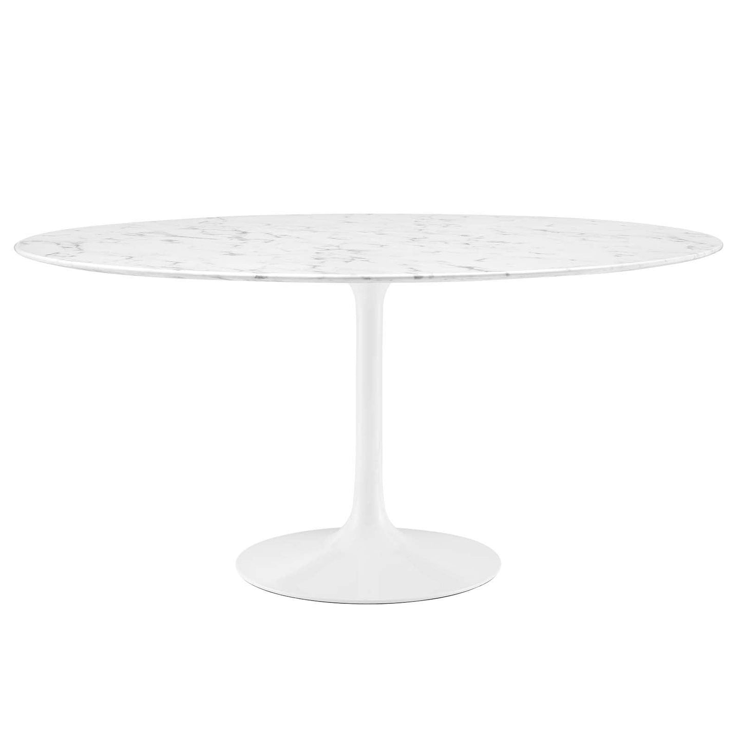 Modway Lippa 60" Round Artificial Marble Dining Table FredCo