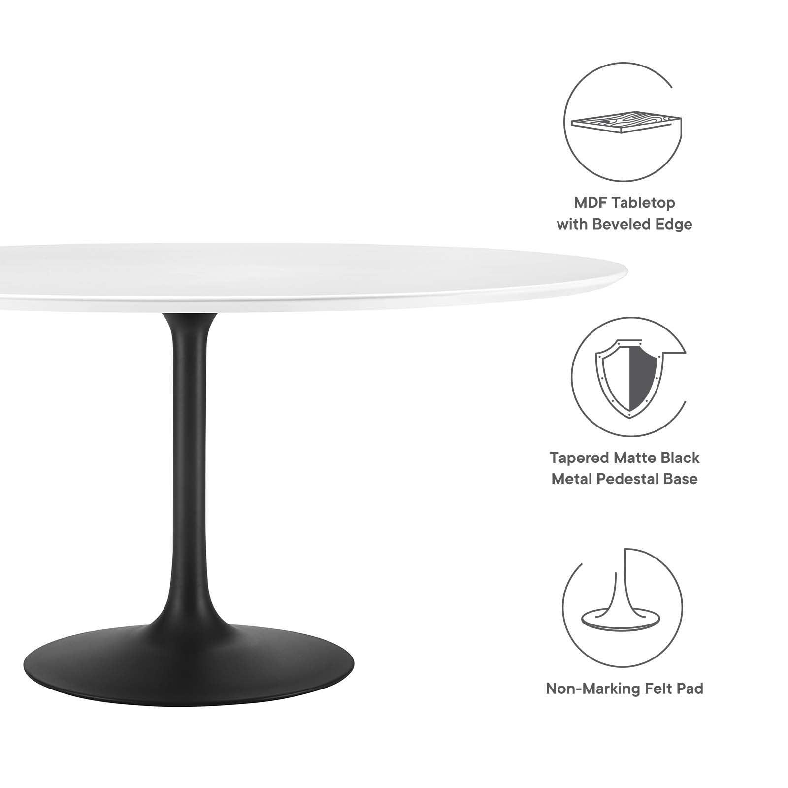 Modway Lippa 60" Round Dining Table FredCo