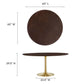 Modway Lippa 60" Round Walnut Dining Table FredCo