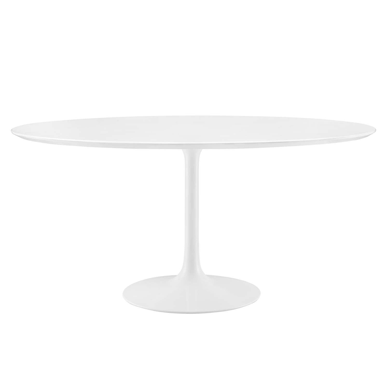 Modway Lippa 60" Round Wood Top Dining Table FredCo