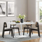 Modway Lippa 60" Round Wood Top Dining Table FredCo