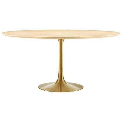 Modway Lippa 60" Wood Dining Table FredCo