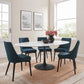 Modway Lippa 78" Oval Artificial Marble Dining Table, EEI-3542 FredCo