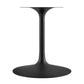Modway Lippa 78" Oval Walnut Wood Grain Dining Table FredCo