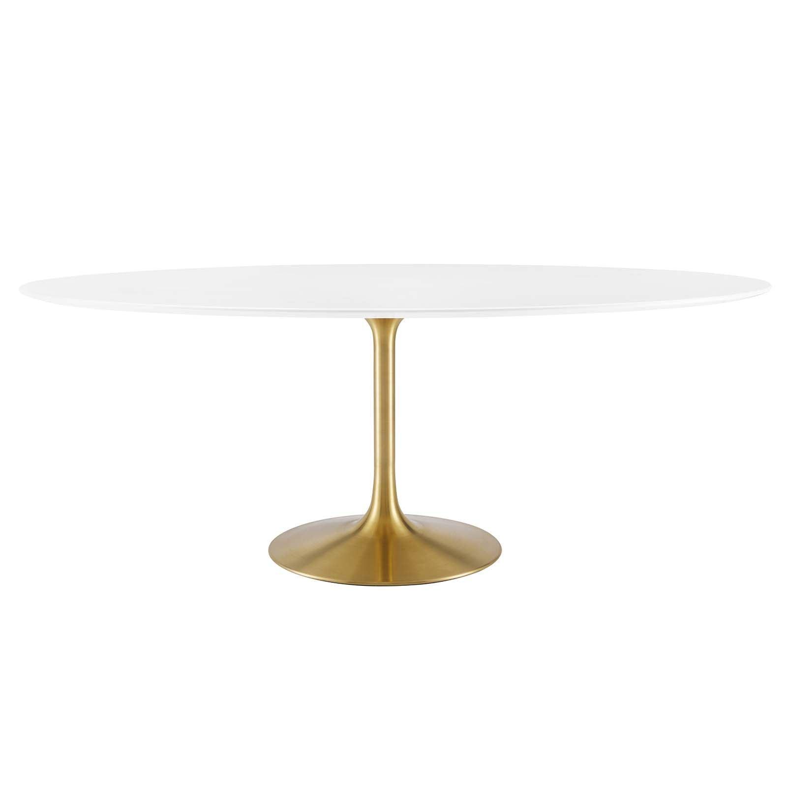 Modway Lippa 78" Oval Wood Dining Table, EEI-3255 FredCo