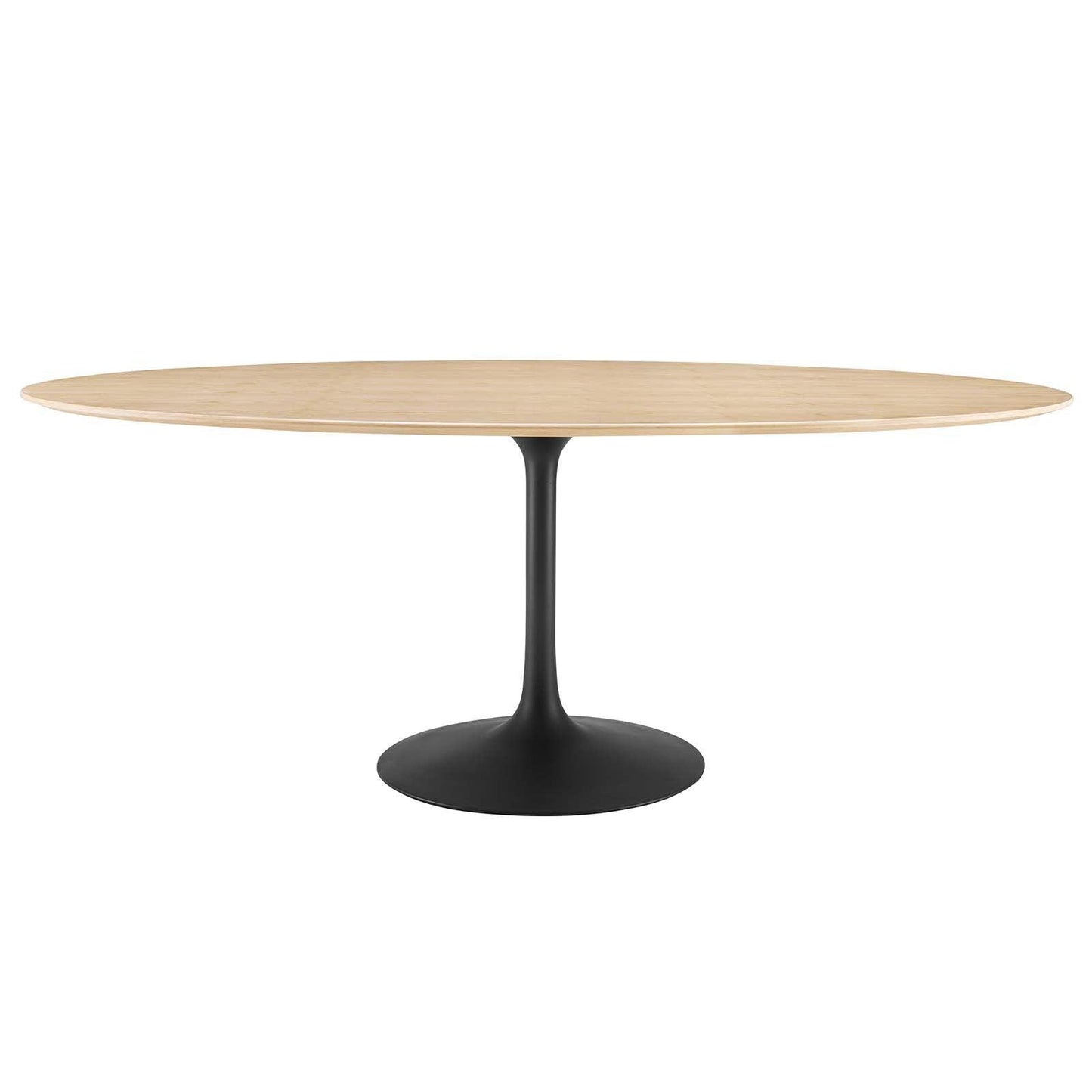 Modway Lippa 78" Oval Wood Grain Dining Table FredCo