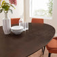 Modway Lippa 78" Oval Wood Grain Dining Table FredCo