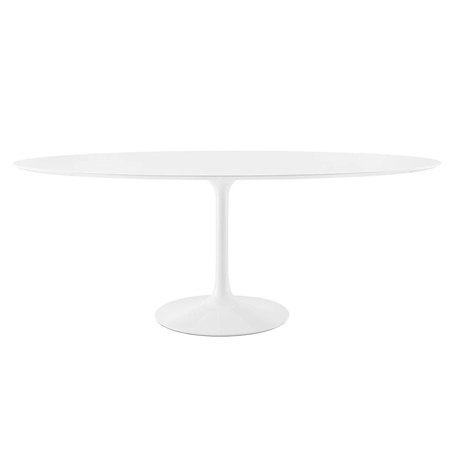 Modway Lippa 78" Oval Wood Top Dining Table FredCo