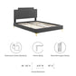 Modway Liva Performance Velvet King Bed FredCo
