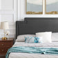 Modway Liva Performance Velvet King Bed FredCo