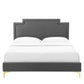 Modway Liva Performance Velvet Queen Bed FredCo
