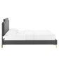 Modway Liva Performance Velvet Queen Bed FredCo