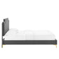Modway Liva Performance Velvet Twin Bed FredCo