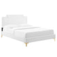 Modway Liva Performance Velvet Twin Bed FredCo