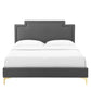 Modway Liva Performance Velvet Twin Bed FredCo