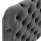 Modway Lizzy Tufted Full/Queen Performance Velvet Headboard FredCo