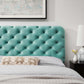 Modway Lizzy Tufted Twin Performance Velvet Headboard FredCo