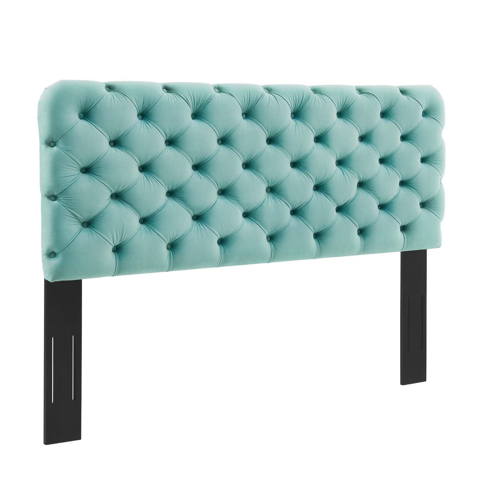 Modway Lizzy Tufted Twin Performance Velvet Headboard FredCo