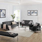 Modway Loft Tufted Upholstered Faux Leather 3 Piece Set FredCo