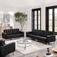Modway Loft Tufted Vegan Leather 2-Piece Furniture Set FredCo