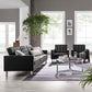 Modway Loft Tufted Vegan Leather 3-Piece Furniture Set FredCo