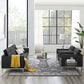 Modway Loft Tufted Vegan Leather 3-Piece Furniture Set FredCo
