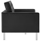 Modway Loft Tufted Vegan Leather Loveseat FredCo