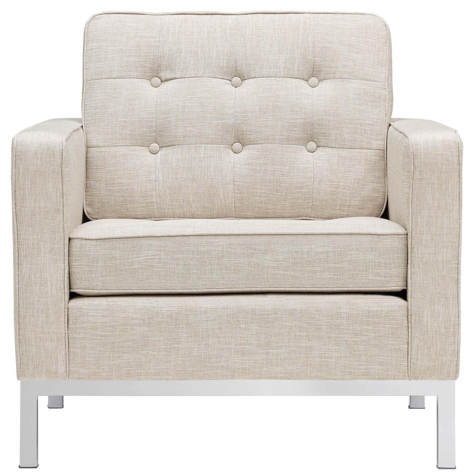 Modway Loft Upholstered Fabric Armchair FredCo