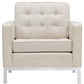 Modway Loft Upholstered Fabric Armchair FredCo