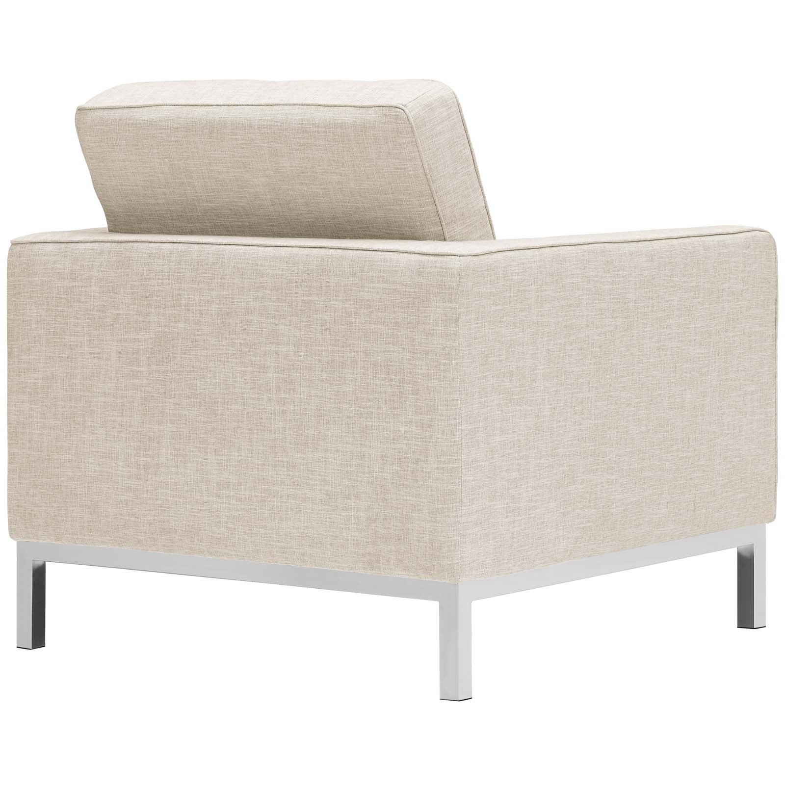 Modway Loft Upholstered Fabric Armchair FredCo