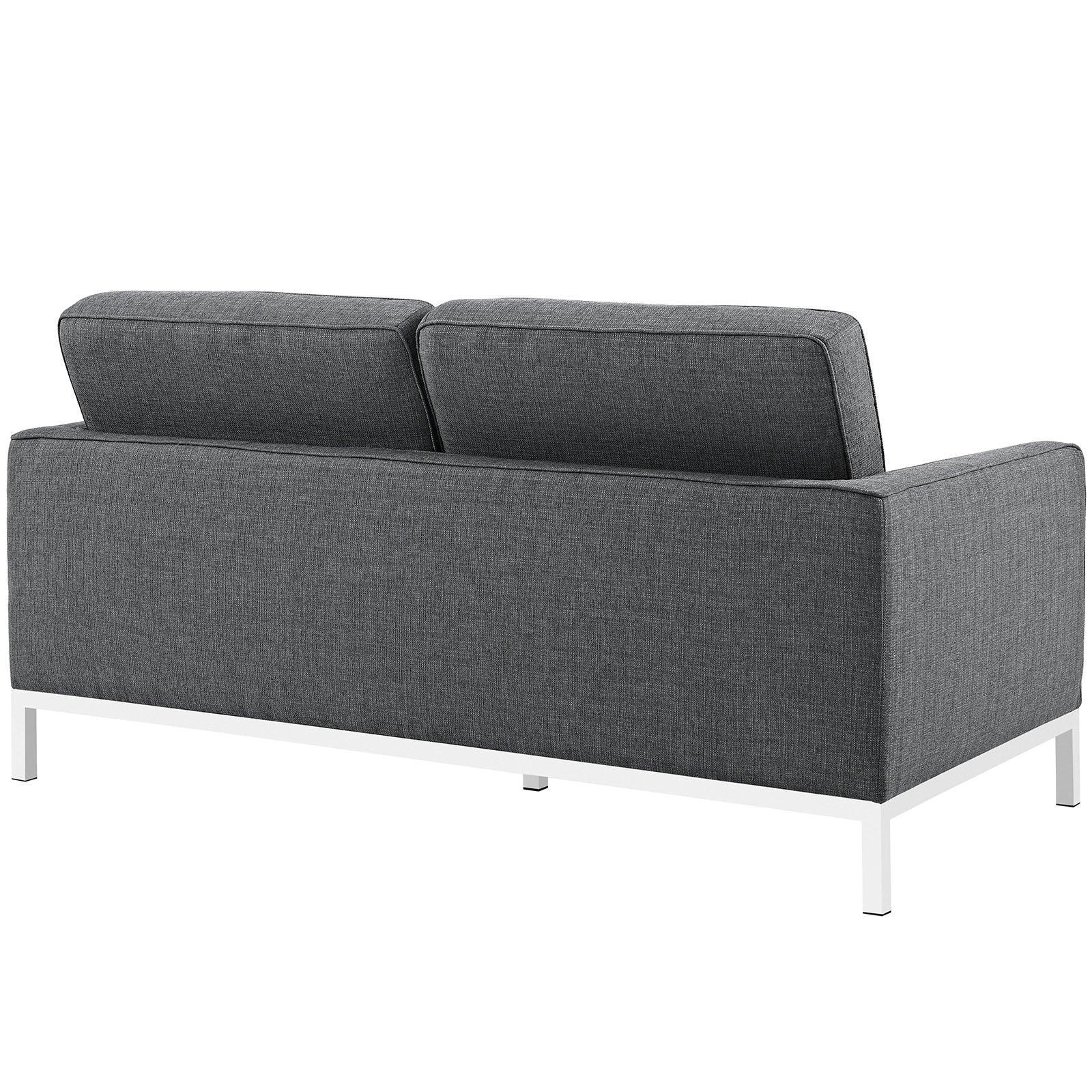 Modway Loft Upholstered Fabric Loveseat FredCo