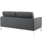 Modway Loft Upholstered Fabric Loveseat FredCo