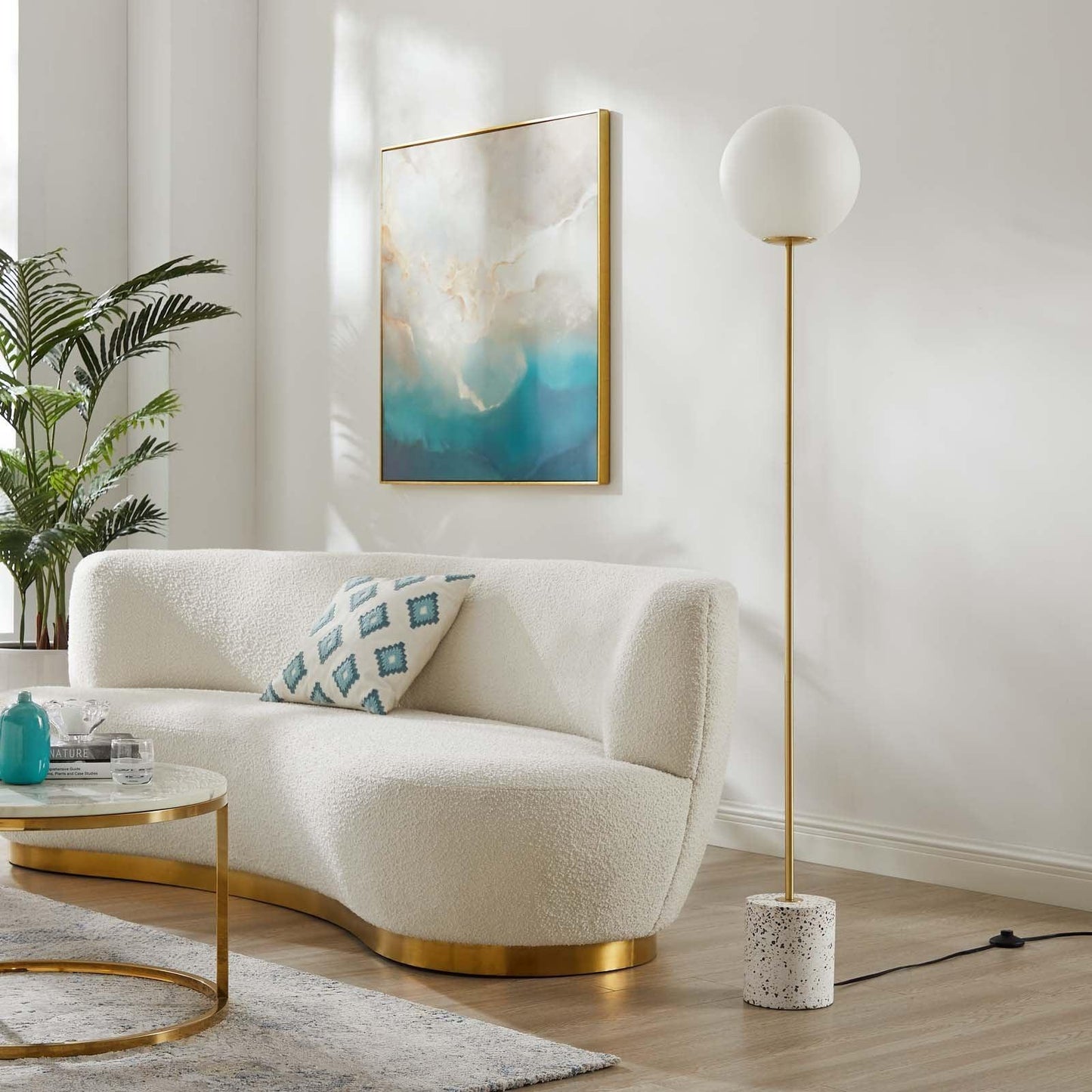 Modway Logic Terrazzo Floor Lamp FredCo