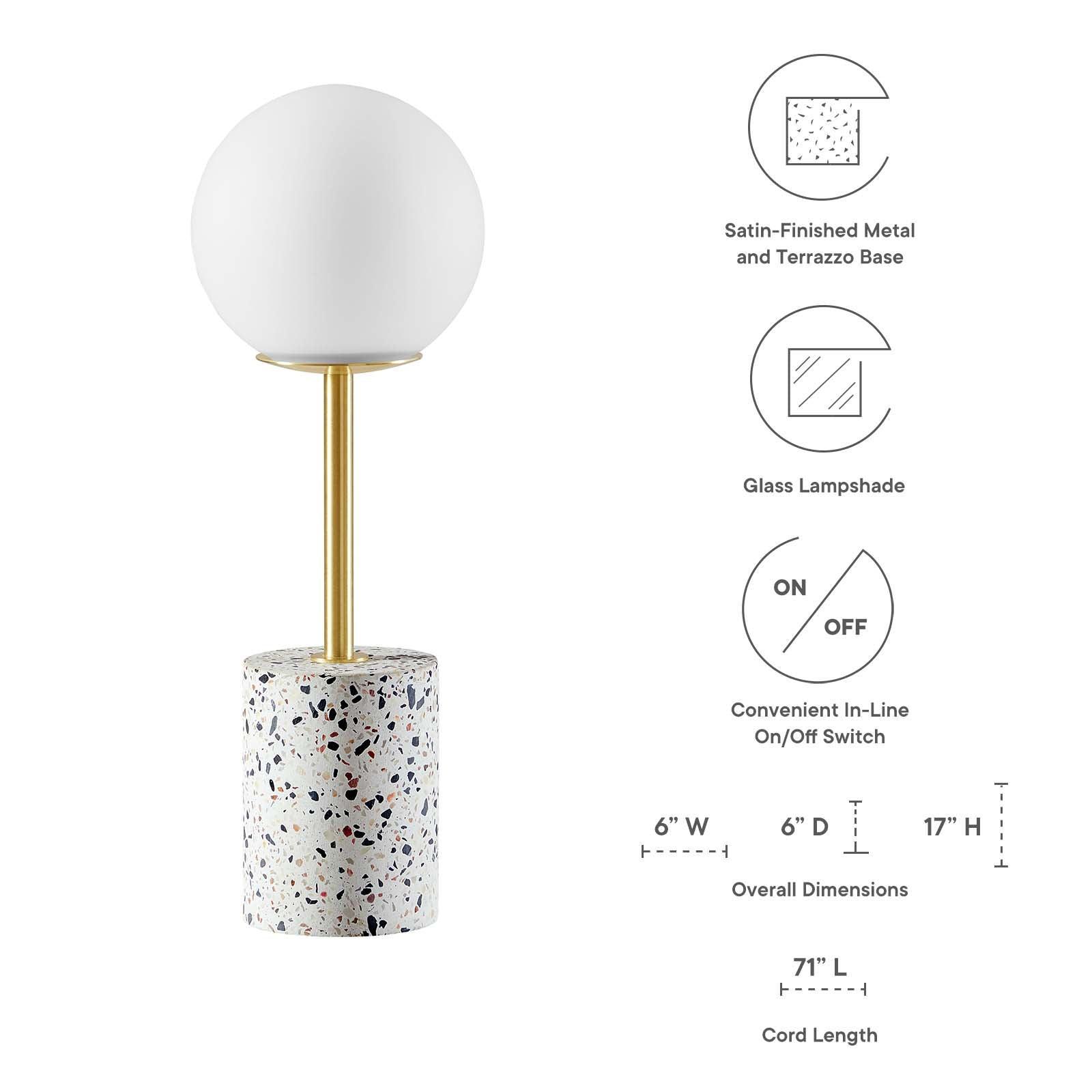 Modway Logic Terrazzo Table Lamp FredCo