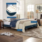 Modway Loryn Full Fabric Bed Frame with Round Splayed Legs FredCo