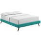 Modway Loryn Queen Fabric Bed Frame with Round Splayed Legs FredCo