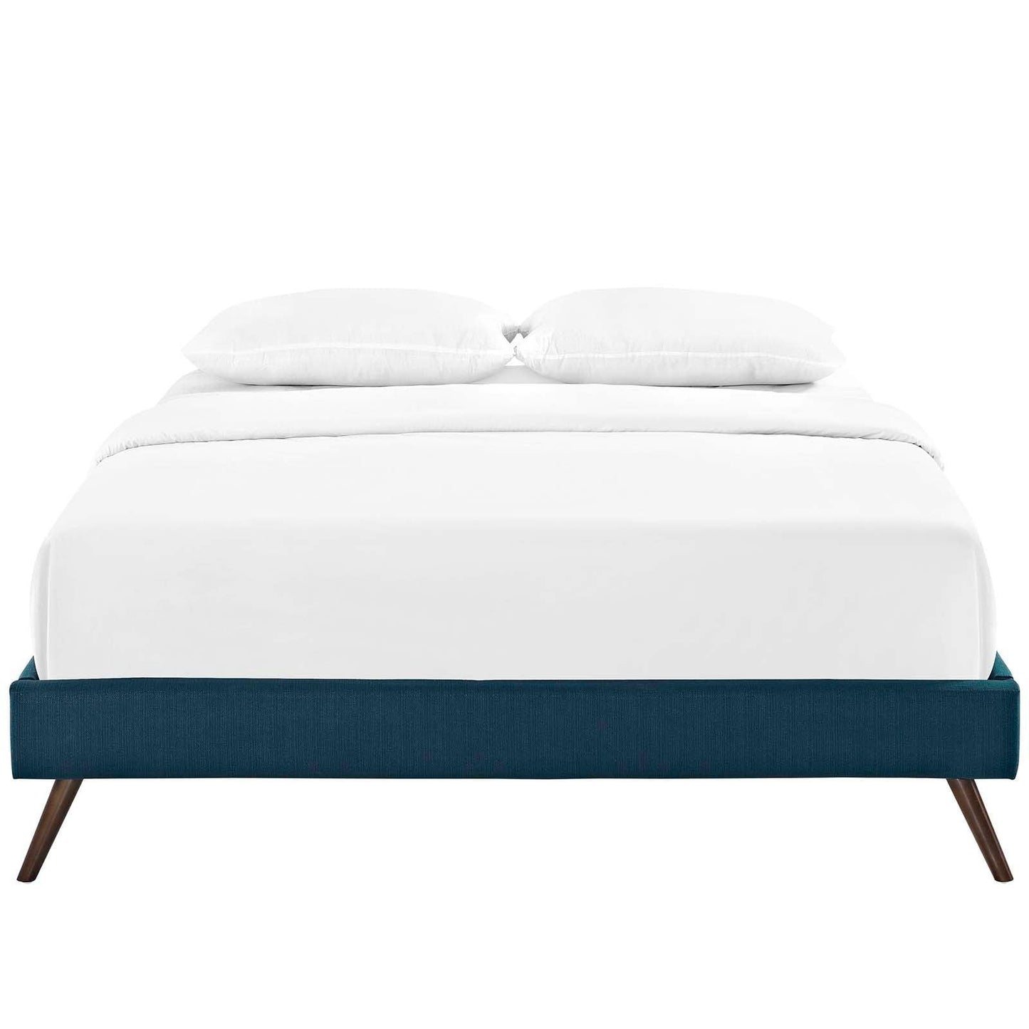 Modway Loryn Queen Fabric Bed Frame with Round Splayed Legs FredCo