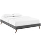 Modway Loryn Queen Fabric Bed Frame with Round Splayed Legs FredCo
