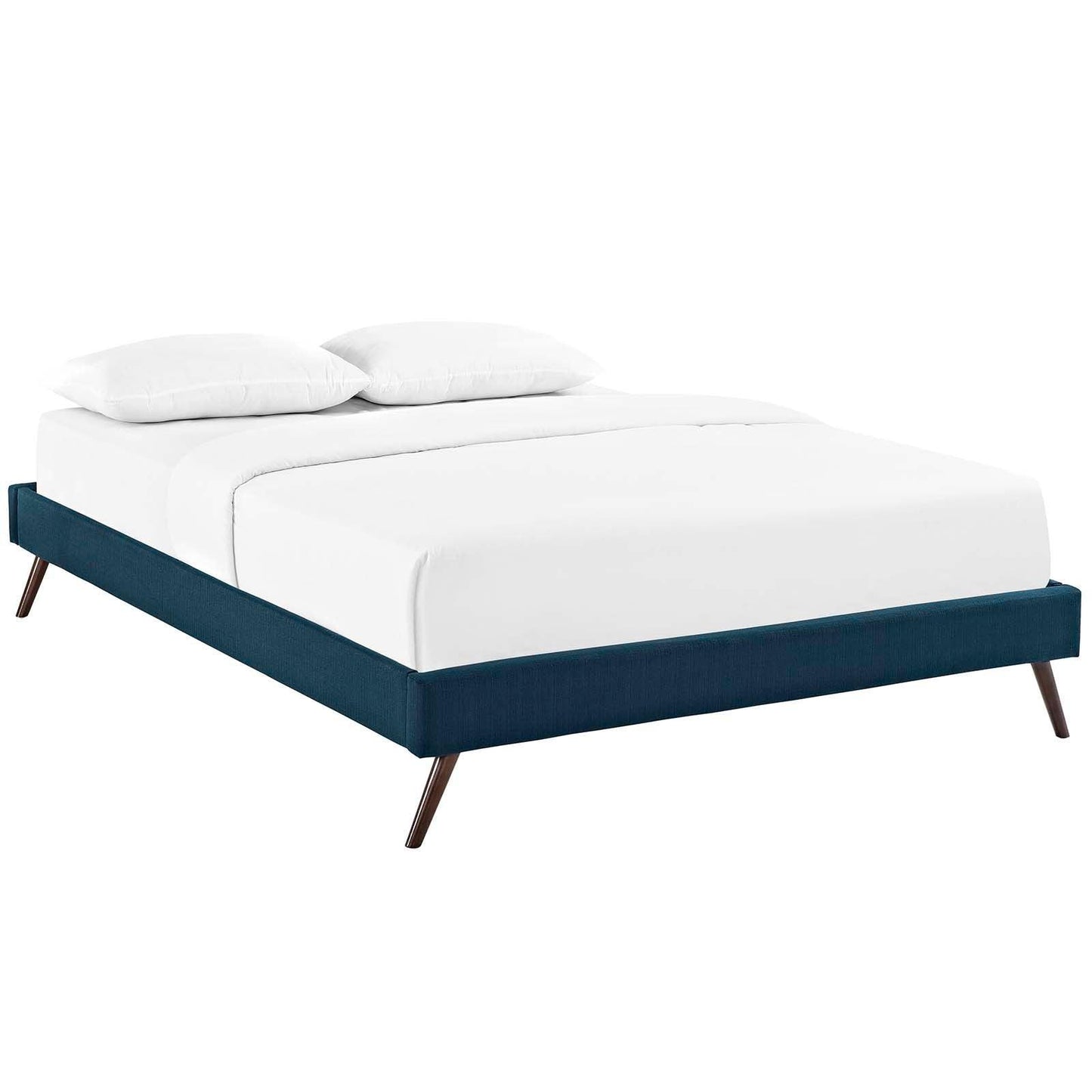 Modway Loryn Queen Fabric Bed Frame with Round Splayed Legs FredCo