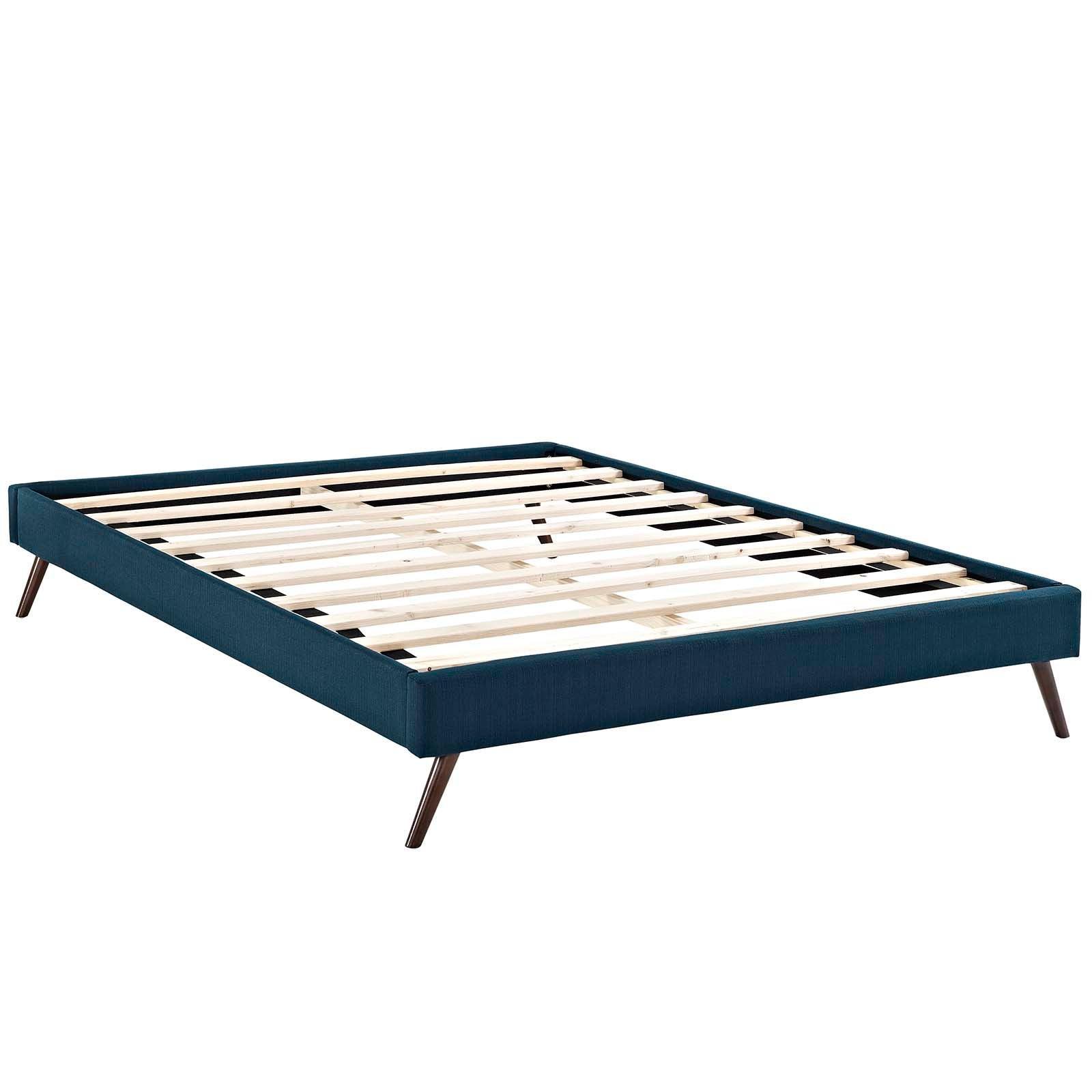 Modway Loryn Queen Fabric Bed Frame with Round Splayed Legs FredCo