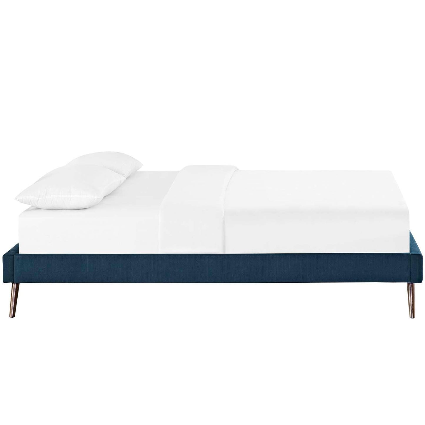 Modway Loryn Queen Fabric Bed Frame with Round Splayed Legs FredCo