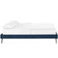 Modway Loryn Queen Fabric Bed Frame with Round Splayed Legs FredCo