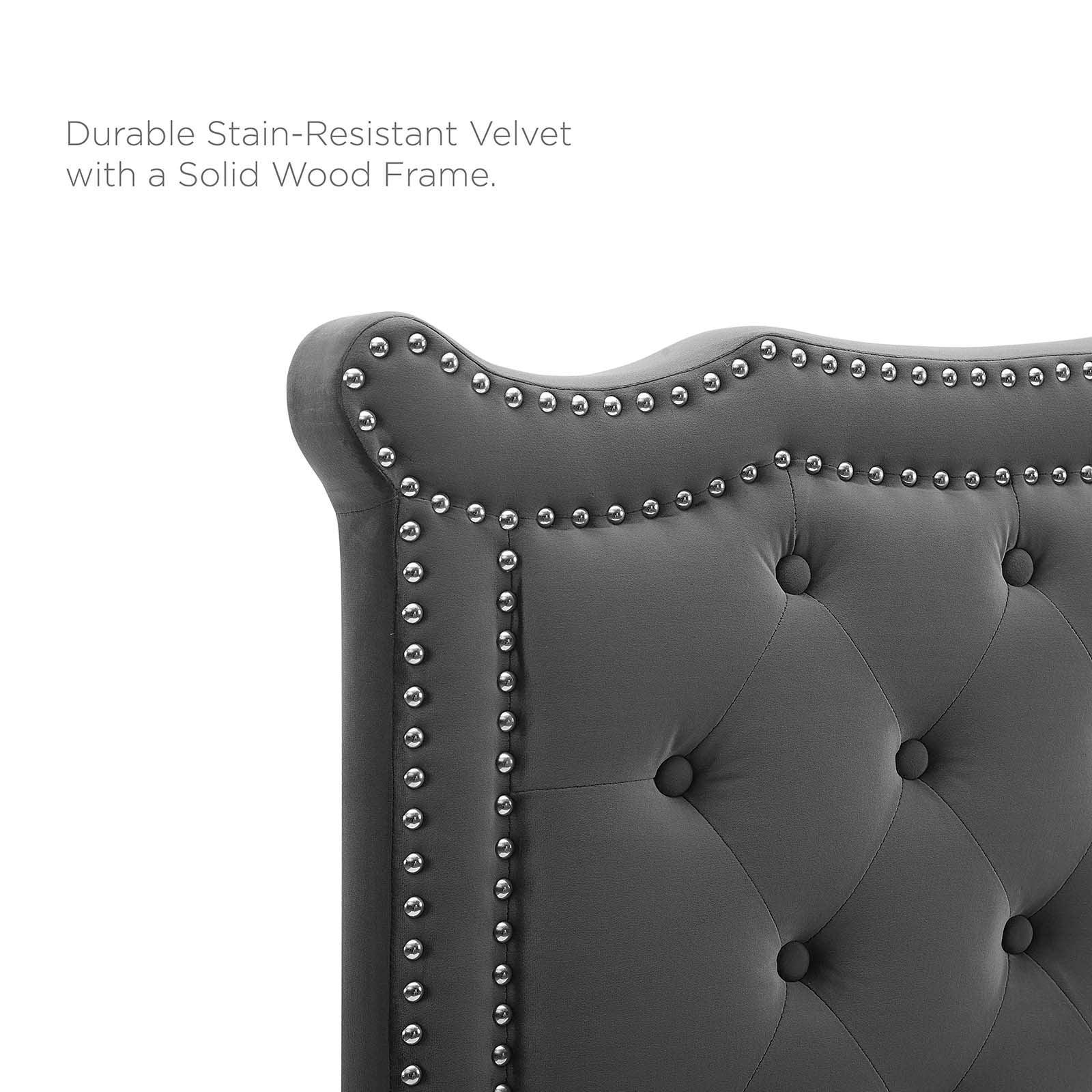 Modway Louisa Tufted Performance Velvet Full/Queen Headboard FredCo