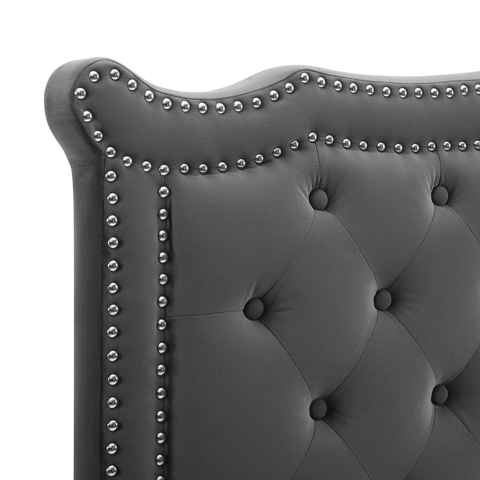 Modway Louisa Tufted Performance Velvet Full/Queen Headboard FredCo