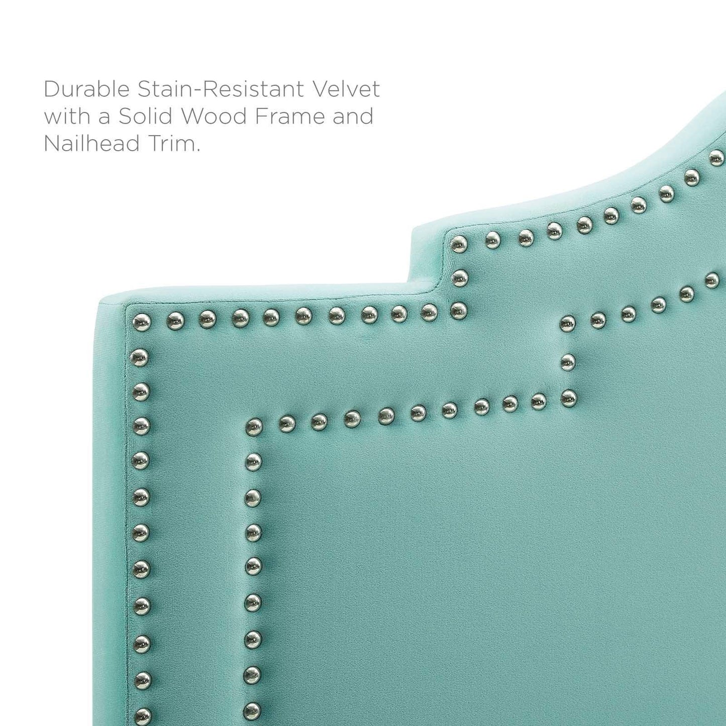 Modway Lucia Twin Performance Velvet Headboard FredCo
