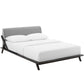Modway Luella Queen Upholstered Fabric Platform Bed FredCo