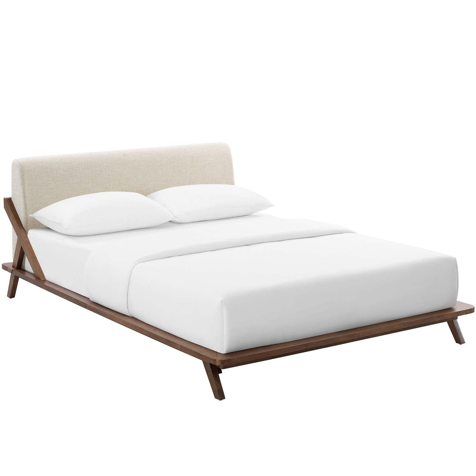 Modway Luella Queen Upholstered Fabric Platform Bed FredCo