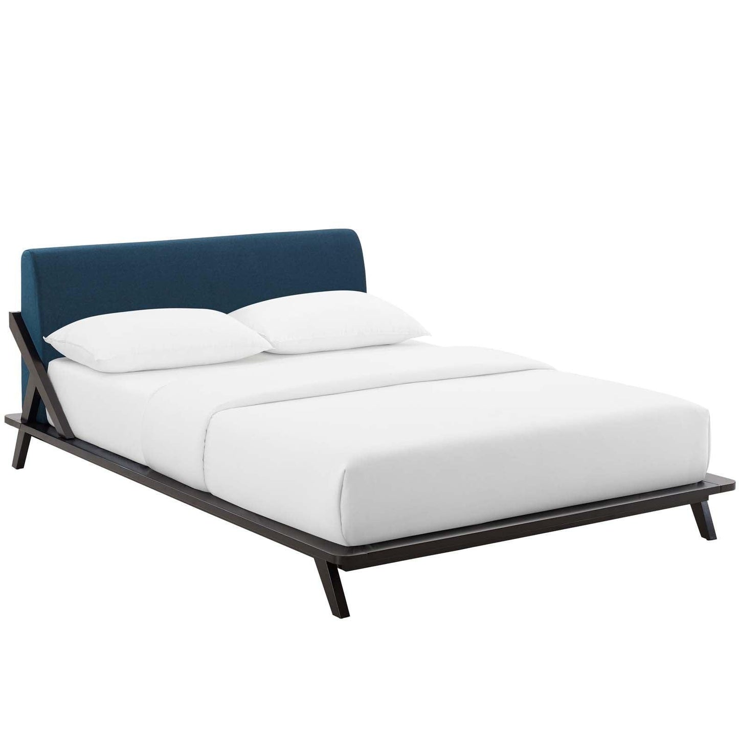 Modway Luella Queen Upholstered Fabric Platform Bed FredCo