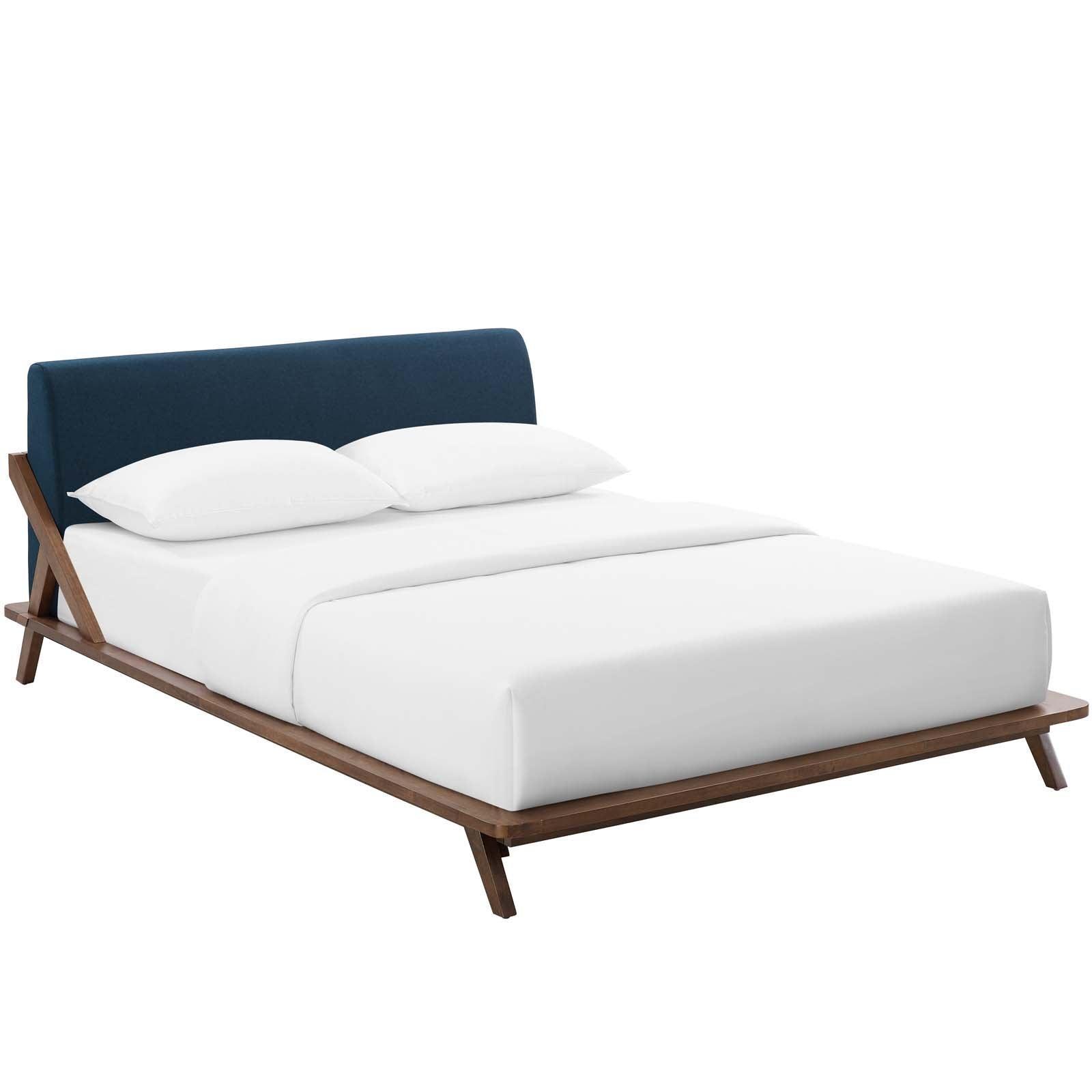 Modway Luella Queen Upholstered Fabric Platform Bed FredCo